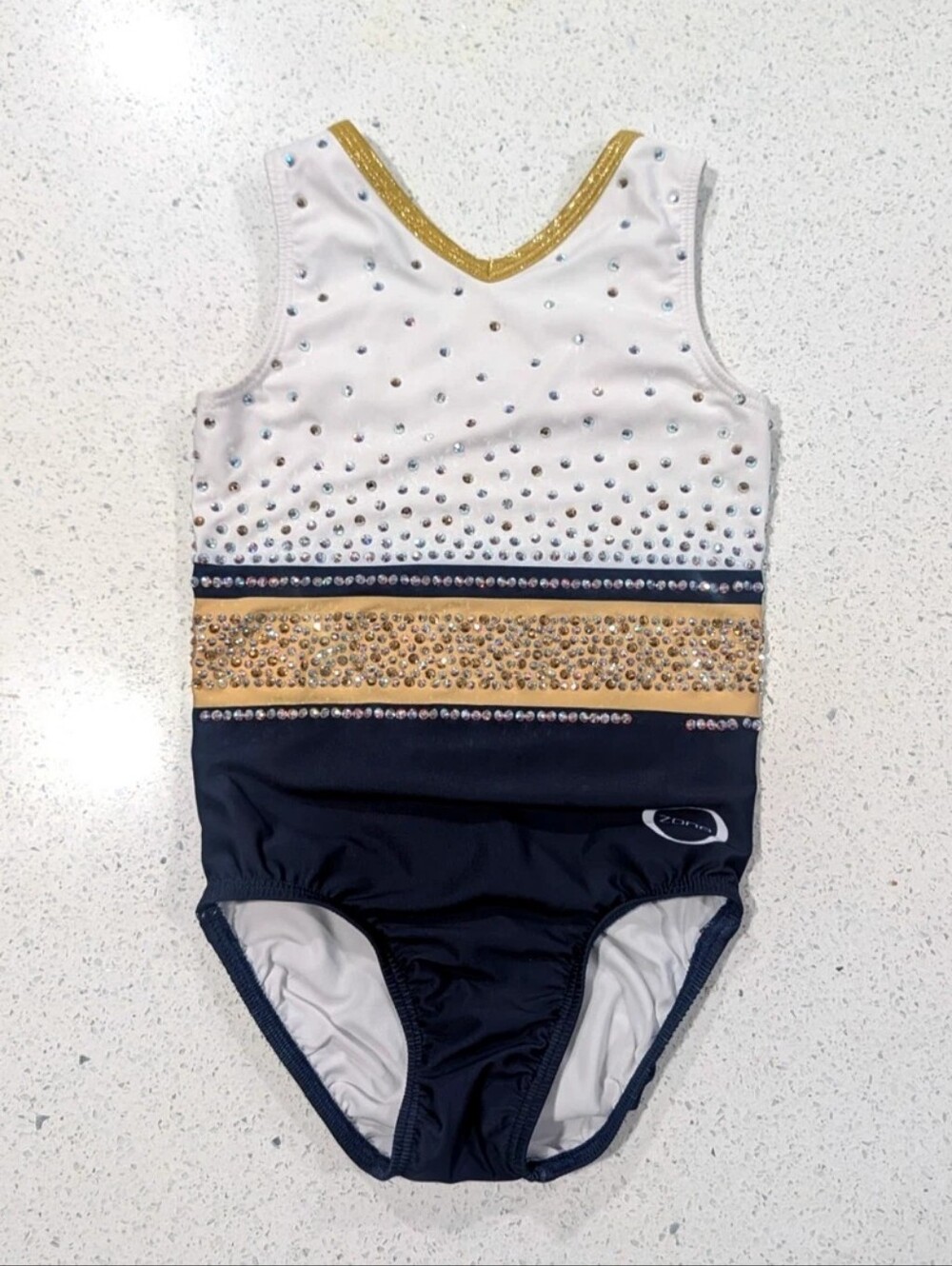 OFFICIAL Gold Medal Athlete Worn TEAM COMPETITION Ozone Zone Gymnastics Leotard